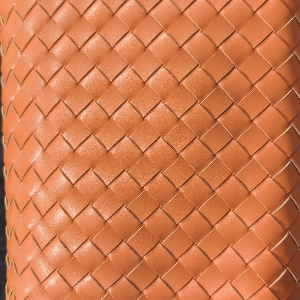 a new day Woven Hobo Shoulder Bag in Coral Orange - Picture 2 of 10
